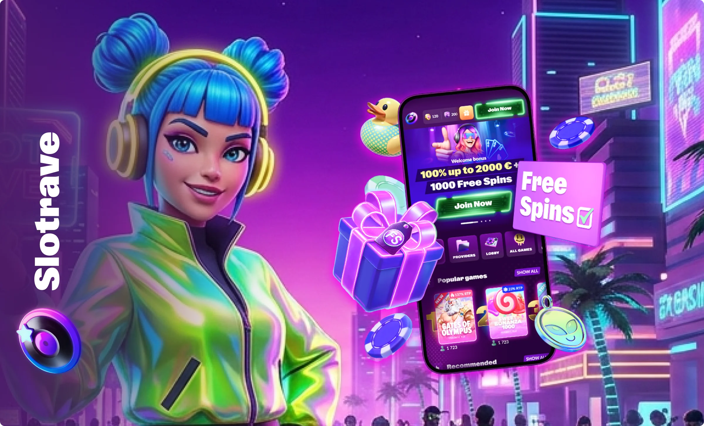 Slotrave Mobile App